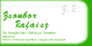 zsombor rafaisz business card